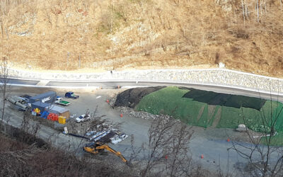 한국 상동광산 사업에서 도로 및 하천 전환 프로그램 지속